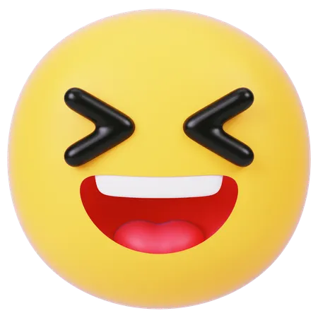 Laughing Emoji  3D Icon