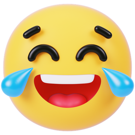 Laughing Emoji  3D Icon