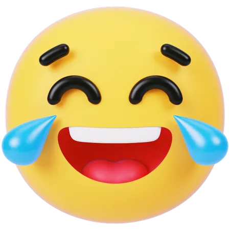 Laughing Emoji  3D Icon