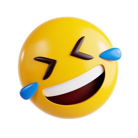 Laughing Emoji  3D Icon