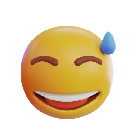 Laughing Emoji  3D Icon