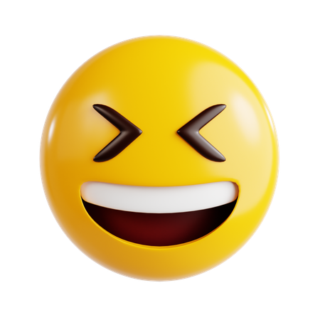 Laughing Emoji  3D Icon