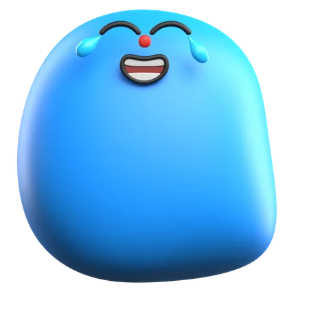 Laughing Emoji  3D Icon