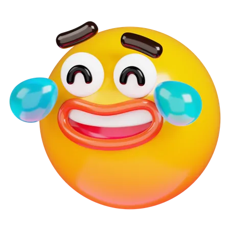 Laughing Emoji  3D Icon