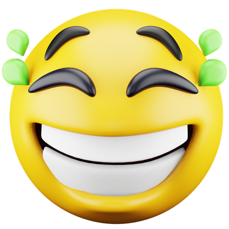 Laughing Emoji  3D Icon