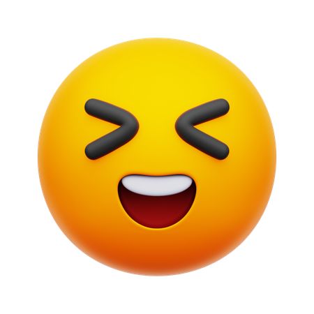 Laughing Emoji  3D Icon