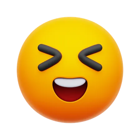 Laughing Emoji  3D Icon