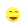 laughing emoji 3d illustration