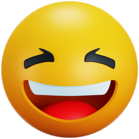 Laughing Face  3D Icon