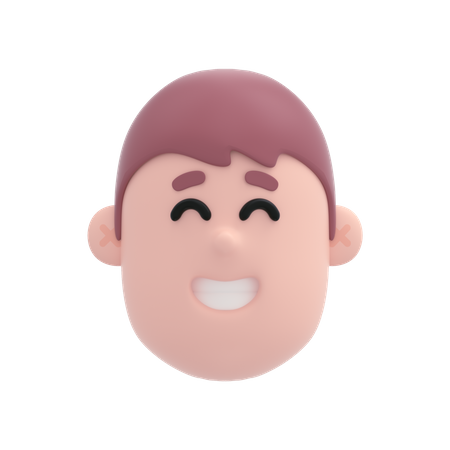 Laughing Face  3D Icon