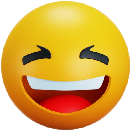 Laughing Face  3D Icon