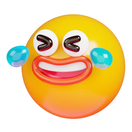 Laughing Face  3D Icon