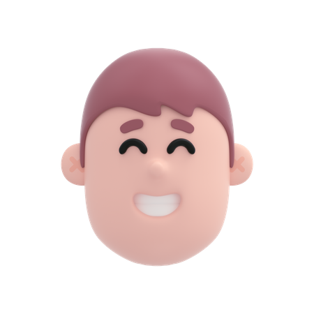 Laughing Face 3D Illustration