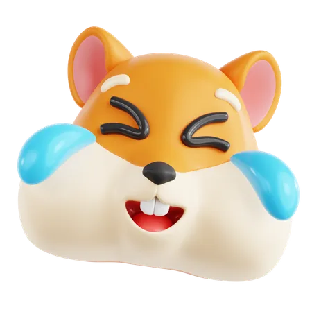LAughing Hamster  3D Icon