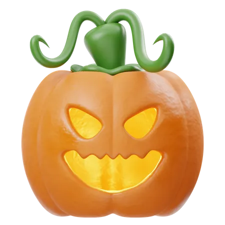 Laughing Pumpkin  3D Icon