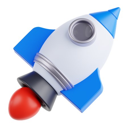 Launch  3D Icon