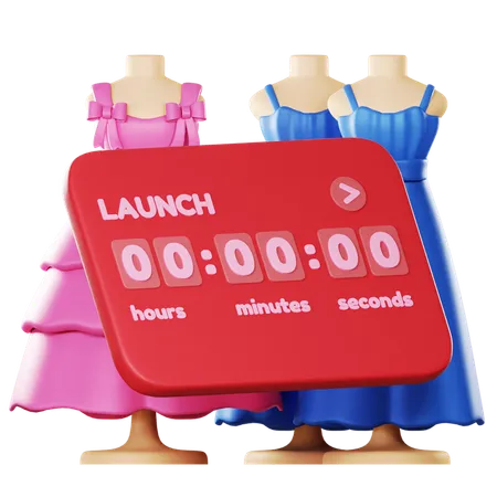 Launch  3D Icon