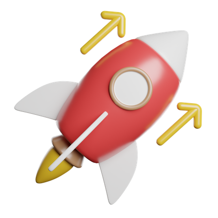 Launch  3D Icon