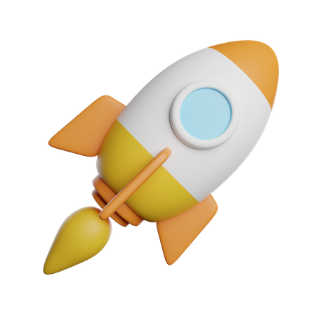 Launch  3D Icon