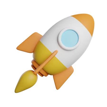 Launch  3D Icon