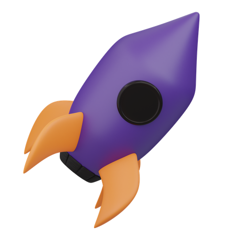 Launch  3D Icon