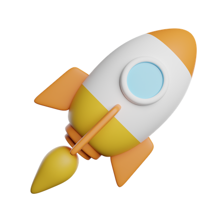Launch  3D Icon