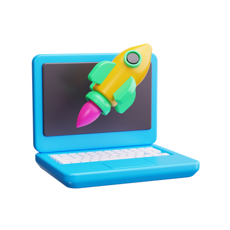 Launch  3D Icon