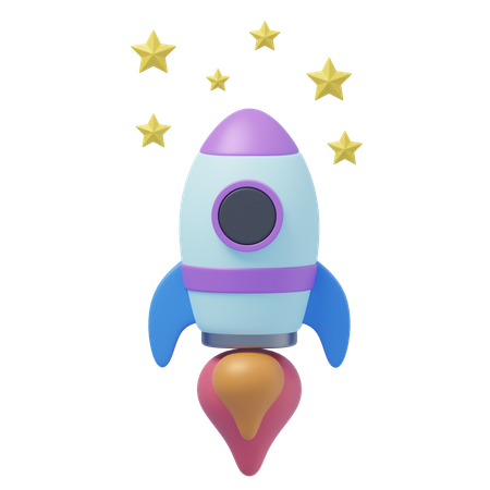 Launch Your App Ready For Takeoff  3D Icon