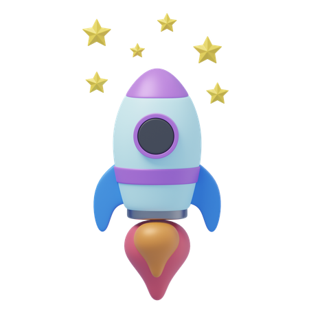 Launch Your App Ready For Takeoff  3D Icon