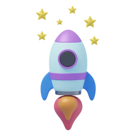 Launch Your App Ready For Takeoff  3D Icon