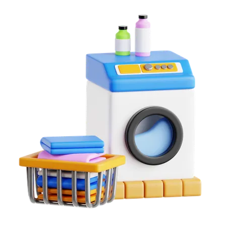 Laundry  3D Icon