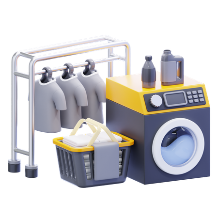 LAUNDRY  3D Icon