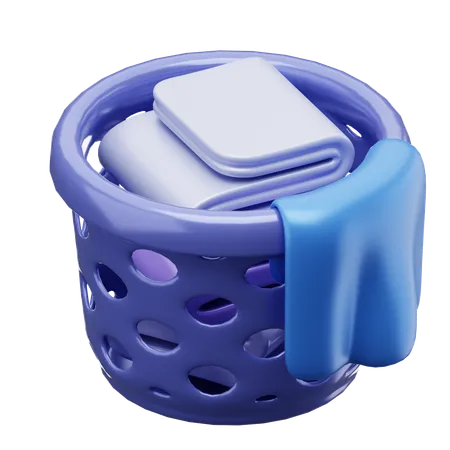 Laundry Basket  3D Icon