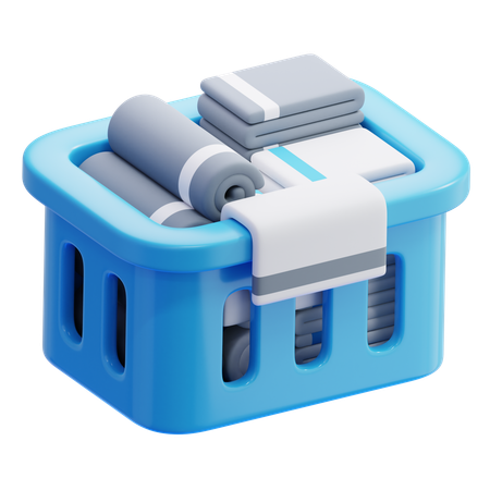 Laundry Basket  3D Icon