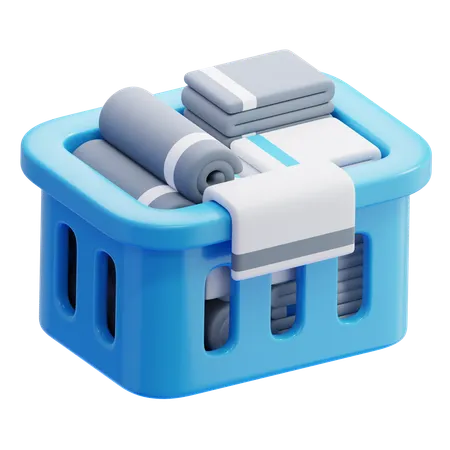 Laundry Basket  3D Icon