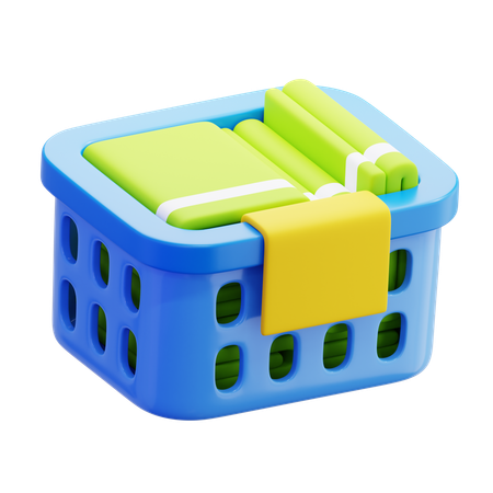 Laundry Basket  3D Icon