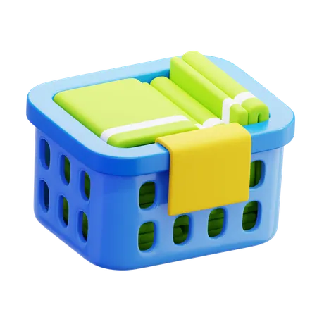 Laundry Basket  3D Icon