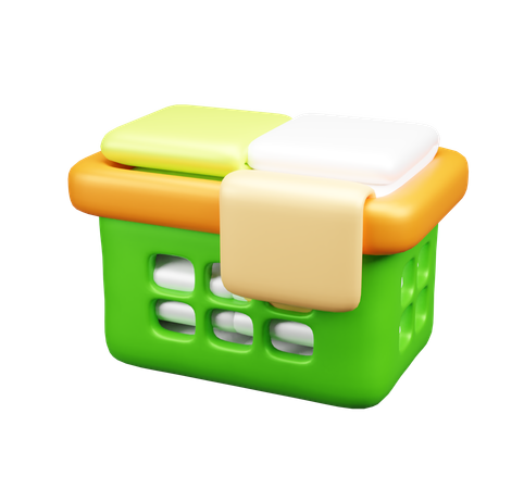 Laundry Basket  3D Icon