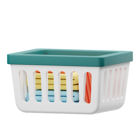 Laundry Basket  3D Icon