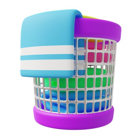 Laundry Basket  3D Icon
