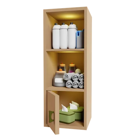 Laundry Cabinet  3D Icon