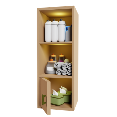 Laundry Cabinet  3D Icon