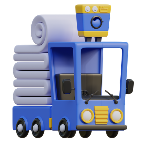 Laundry Delivery  3D Icon