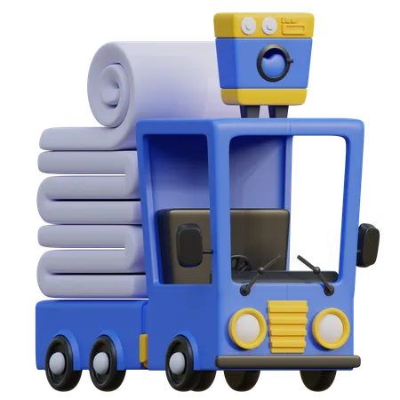 Laundry Delivery  3D Icon