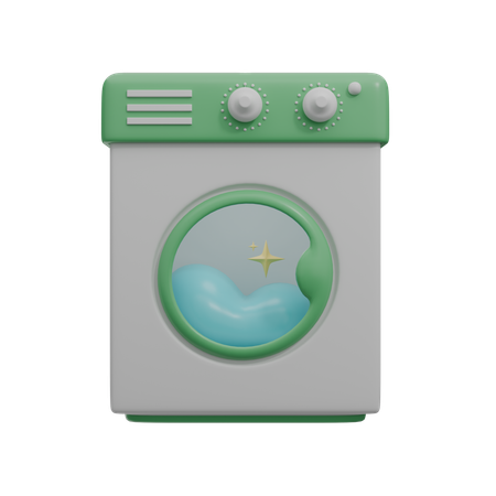 Laundry Machine  3D Icon