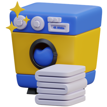 Laundry Machine  3D Icon