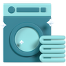 laundry 3d illustration