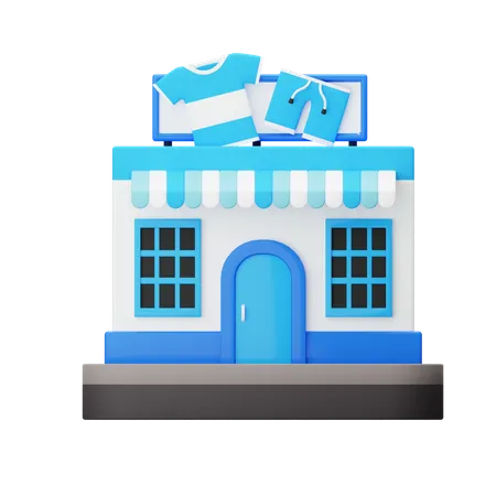 Laundry Store  3D Icon