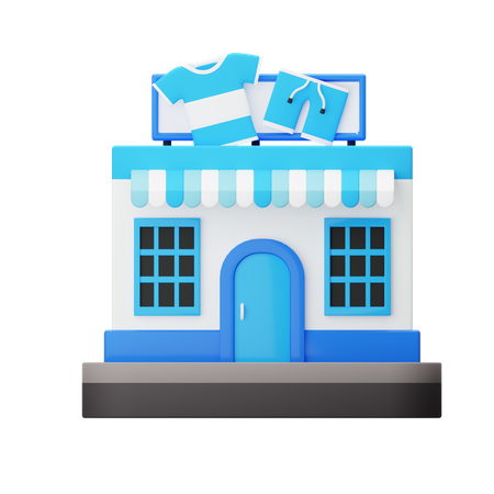Laundry Store  3D Icon