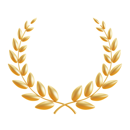 월계관  3D Icon
